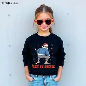 [Youth] Santa Get It Sxy X-mas Shirt, Funny Santa Christmas Sweatshirt, Funny Youth Shirt For Holidays, Christmas Gift