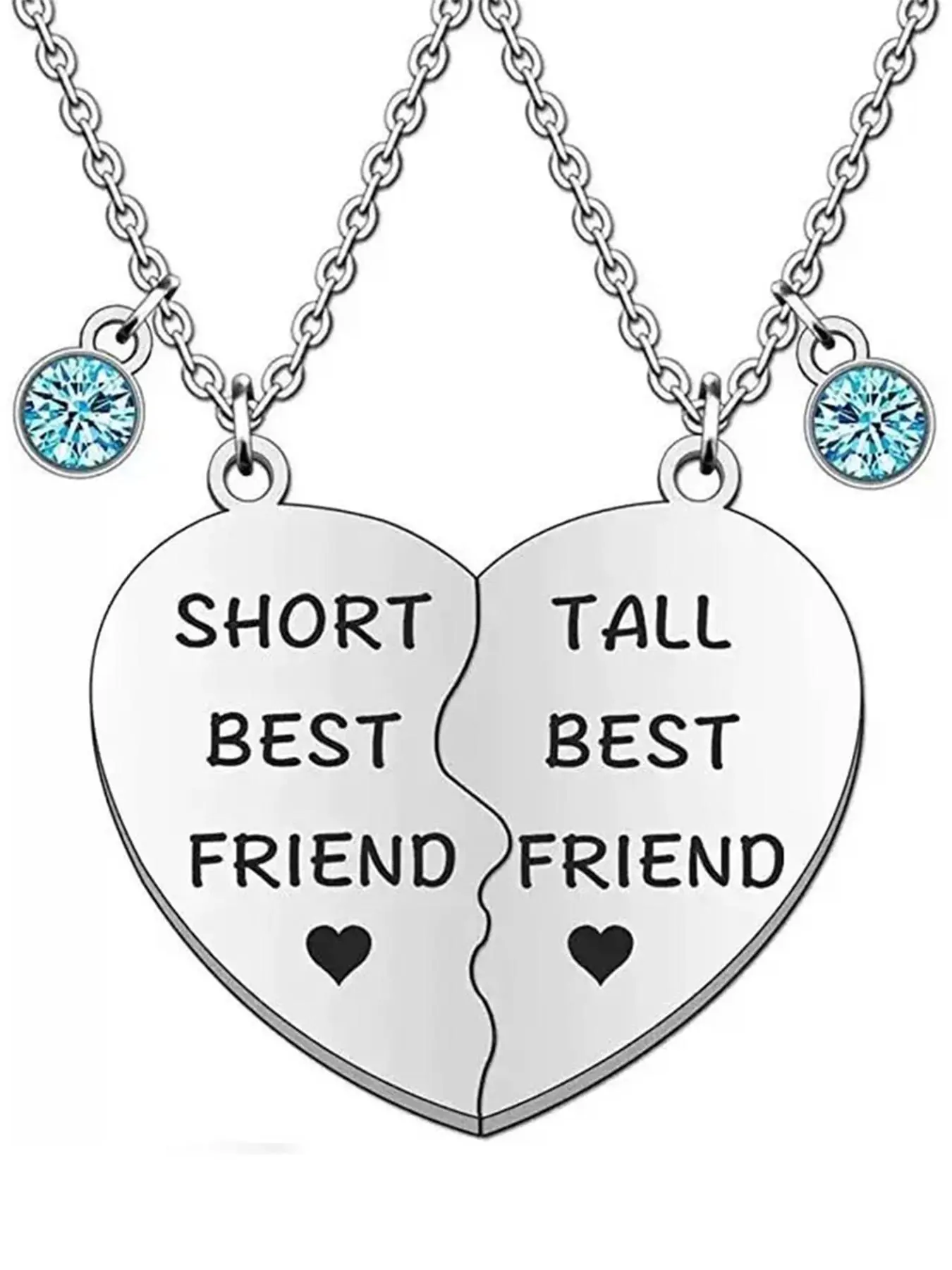 Mother's Day Gift Heart Shaped Stainless Steel Pendant Necklace, Love Heart Necklace, Fashion Jewelry, Heart Design Jewelry, Inspirational Jewelry, Friendship Jewelry for Party, Daily Clothing Decor, Trendy All-match & Exquisite Jewelry for Birthday Gift