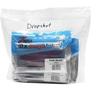 Bags (10 Pack) - Durable Clear Storage Bag Organizers for Soft Plastic Baits, Lures, Tackle, and  Accessories