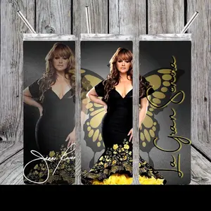 Jenni Rivera 20 Oz Srainless Steel Tumbler - Stylish Drinkware for Everyday Use - Bottle