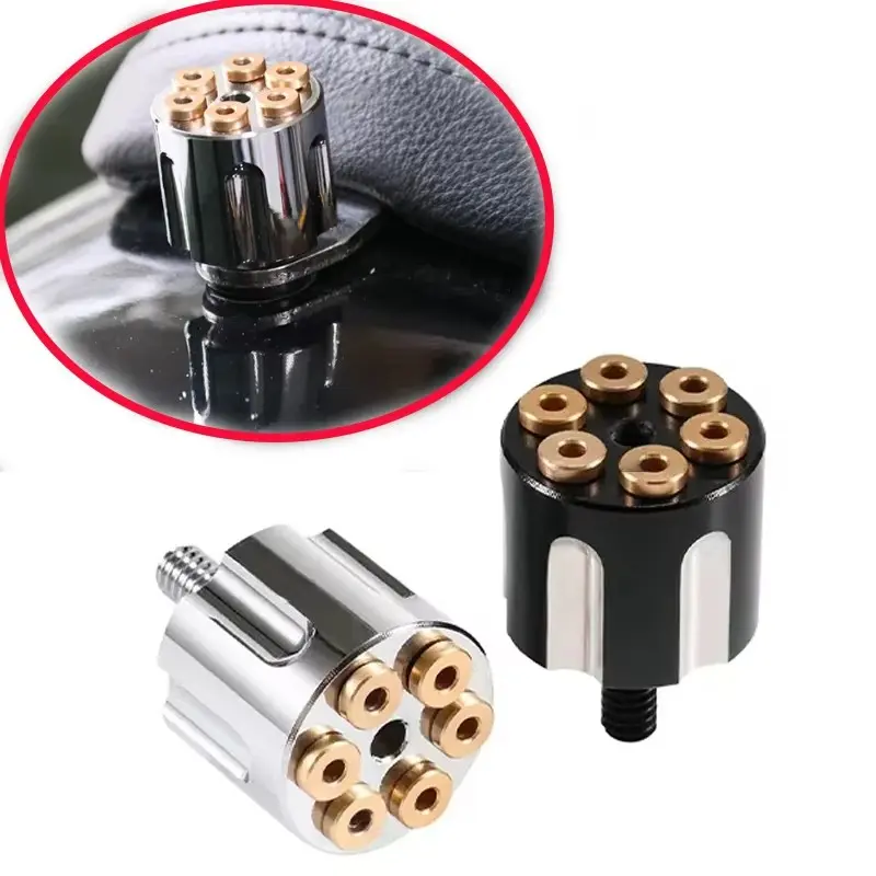 Harley Motorcycle Retro Modification Universal Rear Seat Replacement Screw, Cnc Fixed Screw for Harley 6mm Seat Pad, Suitable for All Models