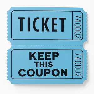 Pink Double Roll Raffle Tickets - 2000 Pack