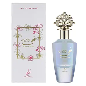 Khadlaj Nuha Vanilla Pearl for Women Eau de Parfum Spray, 2.87 Ounce