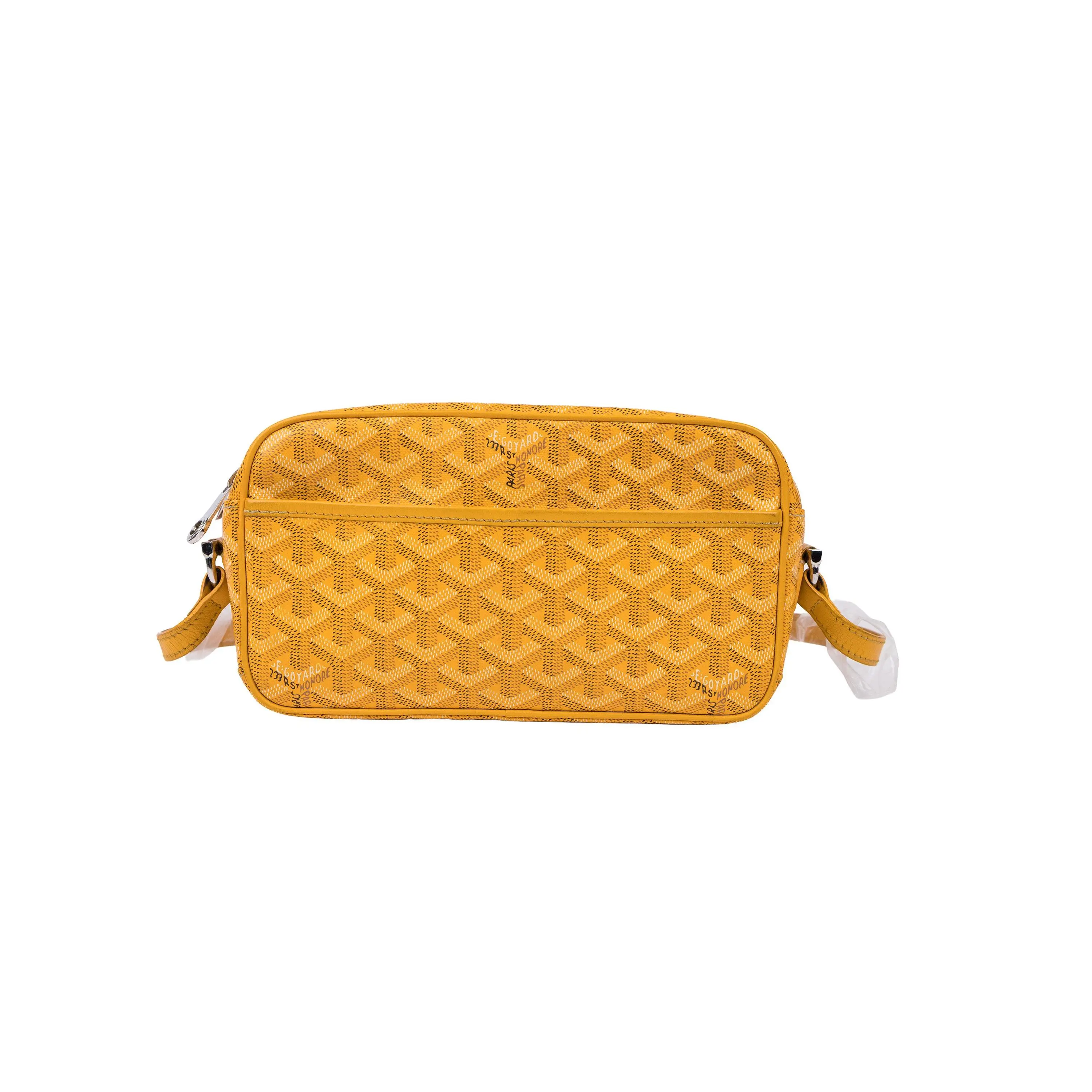 Pre-owned Leather Crossbody Bags Goyard Yellow Goyardine Cap Vert Camera Crossbody Bag
