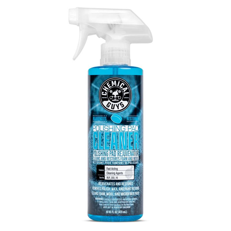 CHEMICAL GUYS Polishing Pad Cleaner – Citrus-Based Cleaning Solution Removes Polishes, Compounds & Waxes from Foam, Wool & Microfiber Pads, Restores Performance, Prevents Swirls & Extends Pad Life