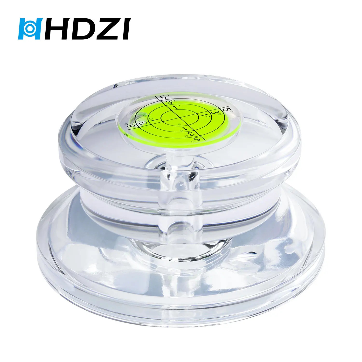 HHDZI Transparent Acrylic Waist-Shaped Spirit Level - Music Accessory for Turntable Record Weight, Music Setup Essential, 1PC vinyl player