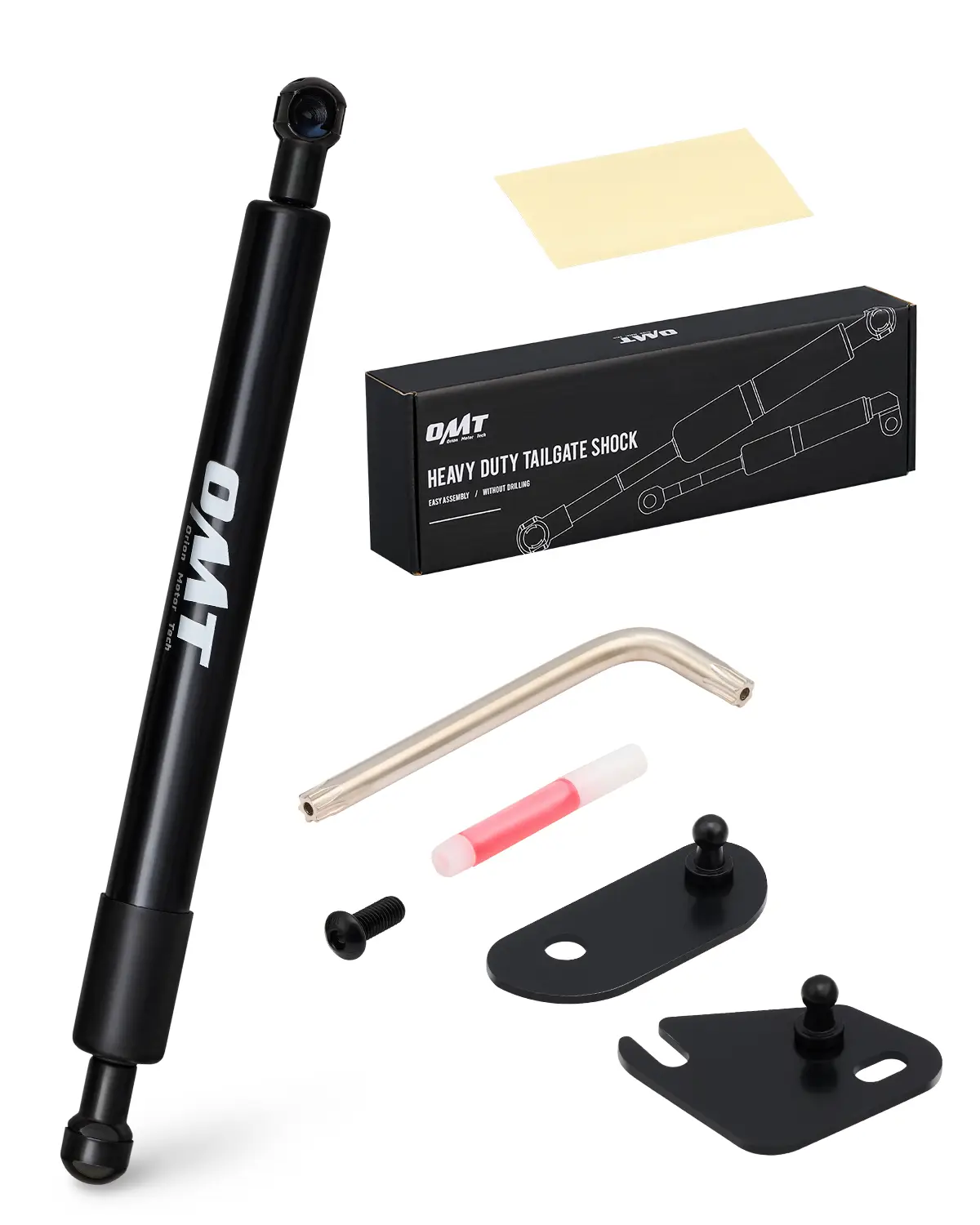 【Fall Deals For You】Orion Motor Tech Pickup Tailgate Lift Assist Kit; BLACK/ WHITE Compatible with Ford F150 2015 - 2025; BLACK&WHITE Compatible wit