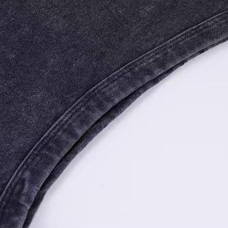 Men’s pure cotton, slightly stretchy, breathable racerback tank top; durable sportswear for all seasons, suitable for running, gym workouts, and various fitness training; men’s summer T-shirts; ’90s vintage men’s clothing.