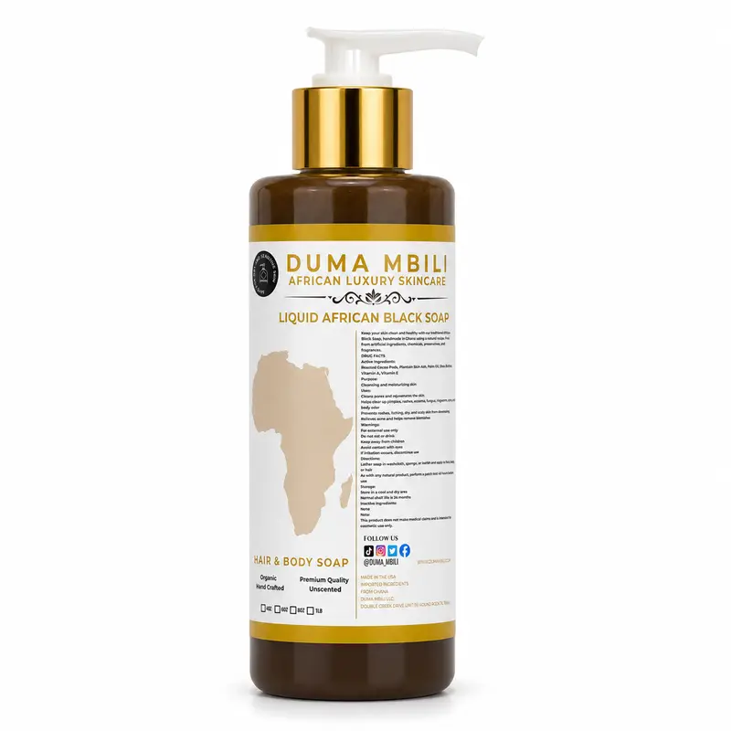 Duma Mbili Liquid African Black Soap