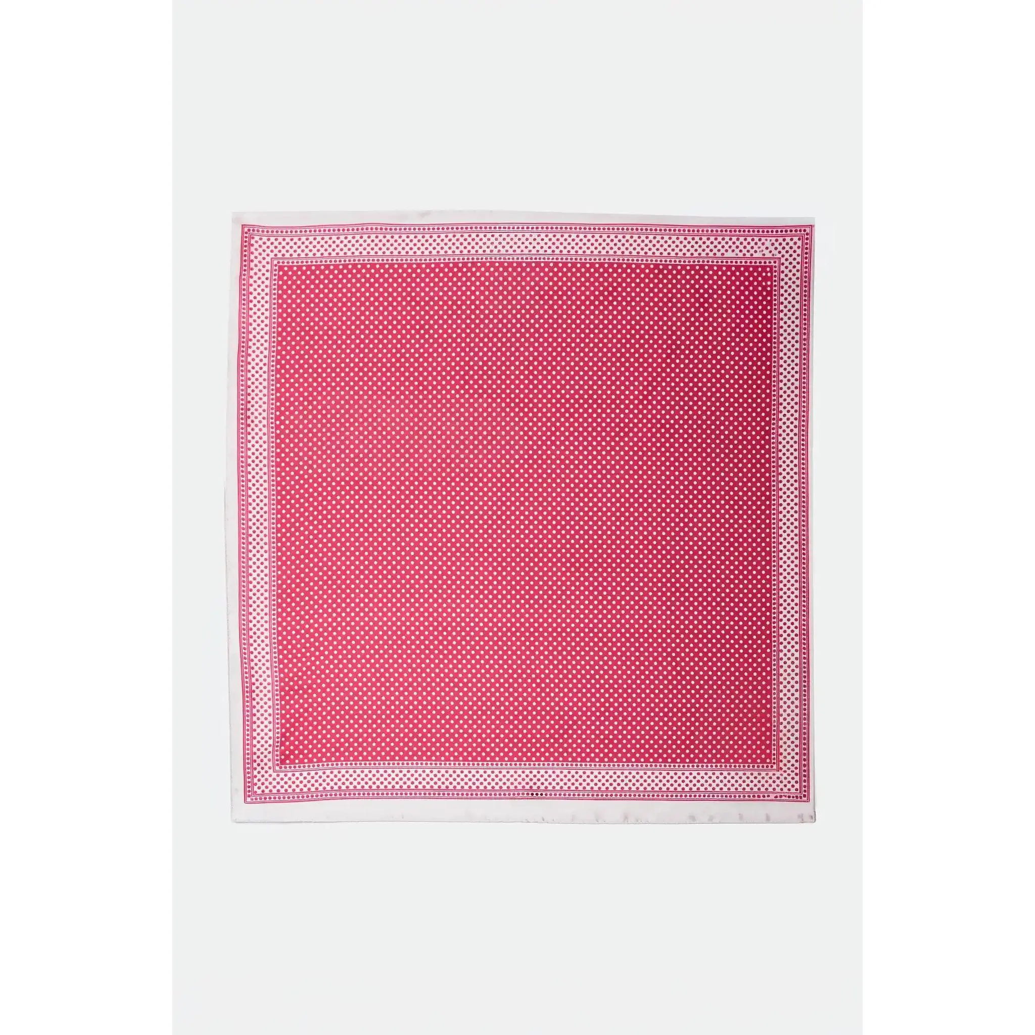Red Polka Dot Printed Scarf