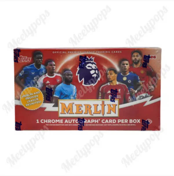 2025/26 Topps Merlin Premier League EPL Soccer Hobby Box