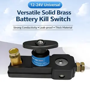 Car Battery Disconnect Switch | Battery Quick Disconnect & Kill Switch for Car | Battery Cut Off Switch with Battery Terminals