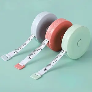 2PCS soft tape measure retractable body fabric sewing Tailor cloth knitting craft Weight Loss measurement Retractable black double-sided tape measure body measurement, small and cute Portable Tape Measure Retractable Measuring Tape