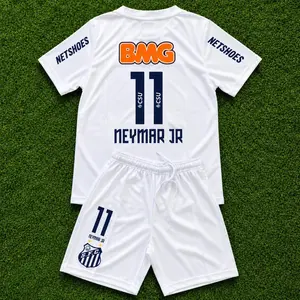 Santos FC Adults Soccer Jersey Set, Neymar #11 Inspired Football Kit