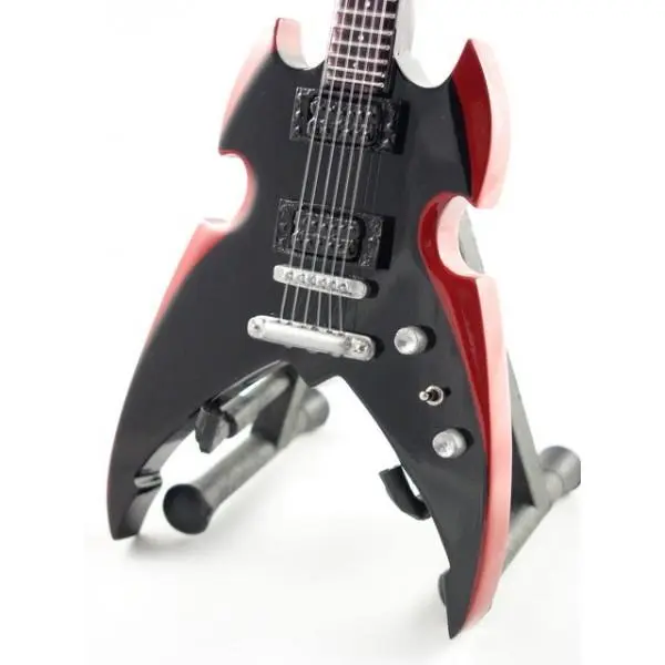 Miniature KISS PAUL STANLEY Guitar with Free Display Stand Collectible GIFT