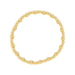 EVRY JEWELS Gold or Silver Plated Stainless Steel Women's Hypoallergenic Santorini Bracelet