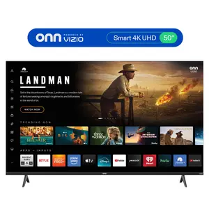 onn 50" Class 4K UHD Smart Television (49.5" Actual Diagonal) - Powered by VIZIO, VIZIO OS with WatchFree+ Free Live TV, On Demand Content & Mobile App Control, Vivid True-to-Life Color