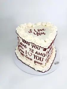 Tall I Love You  Multilingual Cake Stencil 11.5x 7.75