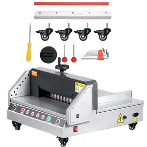 VEVOR Electric Paper Cutter, 13/330.2mm Cutting Width, 1.57/40mm Cutting Thickness, Desktop Paper Cutting Machine with Button Control, Electric Paper Trimmer for Office, School, Printing Plant