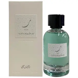 Rasasi Sotoor Raa Unisex EDP Perfume - 3.4 fl oz, Non-Toxic Citrus Fragrance with Lemon, Musk, Patchouli Notes, Aromatic Jasmine Unisex Fragrance, Fresh Aroma, New in Box