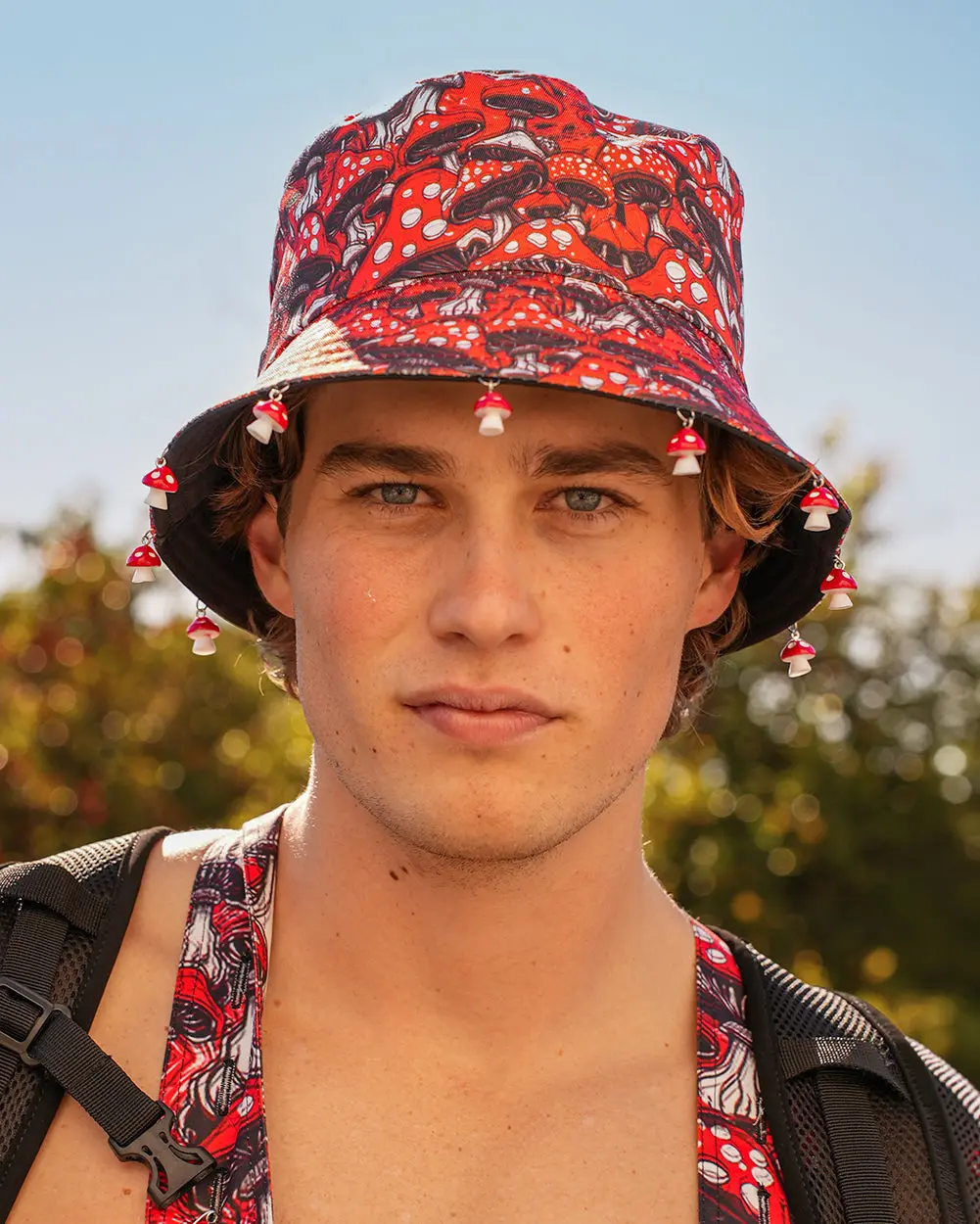 Secret of Life Mushroom Charm Bucket Hat