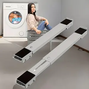 Heavy Furniture Moving Tools Washing Machine Dolly Extendable Appliance Rollers Refrigerator Heavy Duty Washing Machine Stand Wheels Fridge Appliance Movers Mobile Washer and Dryer Moving Base
