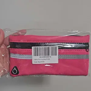 Multi-Purpose Waist Pack Running Pouch Belt Waist Pack Bag Adjustable Workout Fanny Pack Holder for Running Accessories, Fits waist sizes from 27" to 48" Fits Men and Women