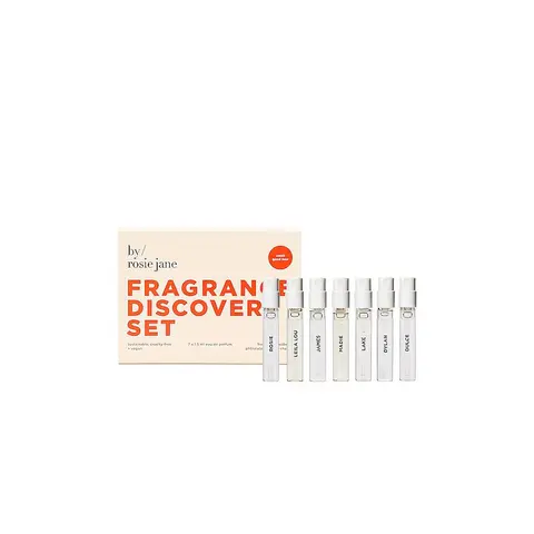 By Rosie Jane Organic Jasmine Scented Cruelty-Free Vegan Perfume Aroma Discovery Set, Includes 1.5ml Vanilla Perfumes Sampler