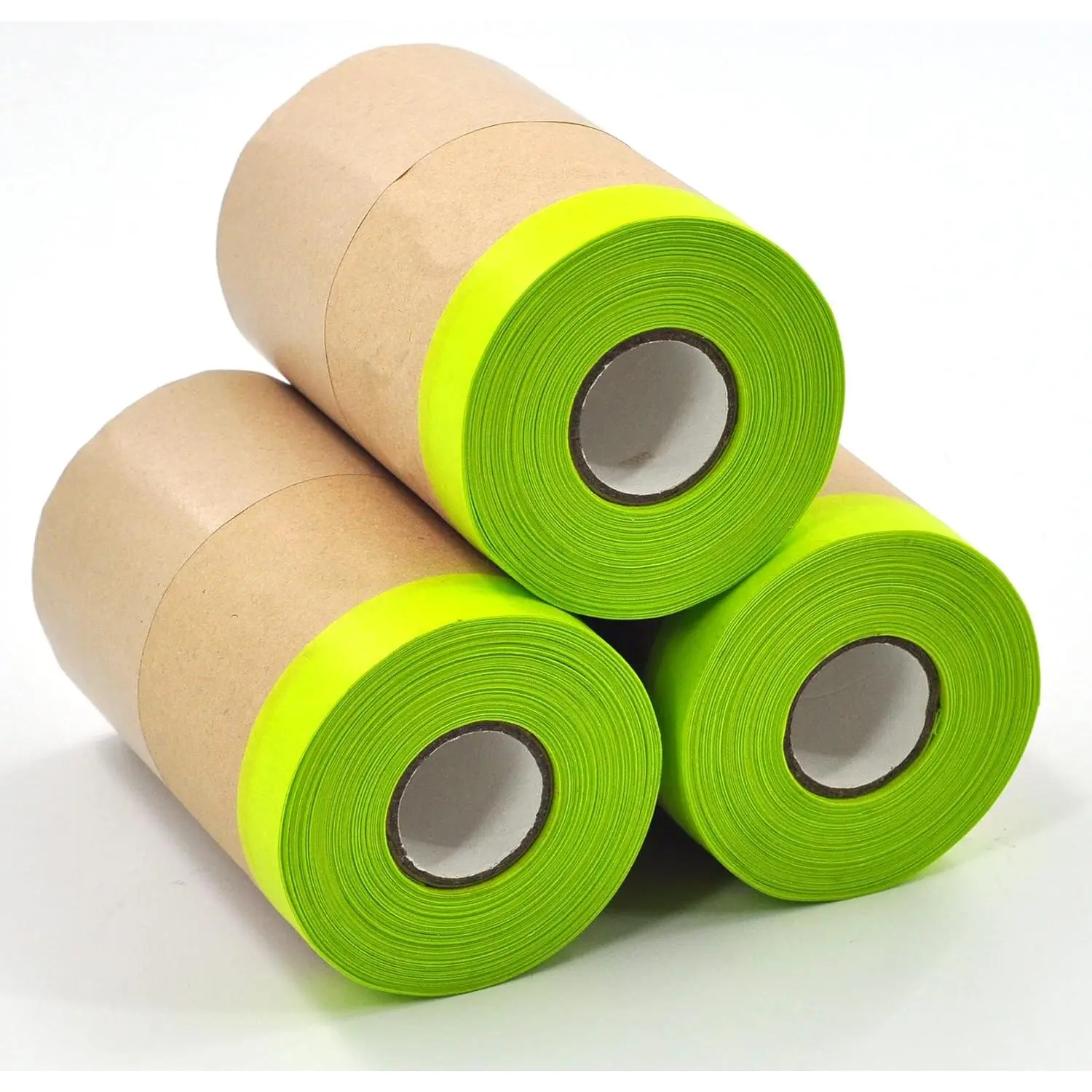 Masking Paper Pre-Taped Masking Paper for Painting Tape and Drape Painters Paper,  Adhesive Protective Paper Roll for  and Furniture Protection(Unfold 6 inch Wide and Total 150  Long)