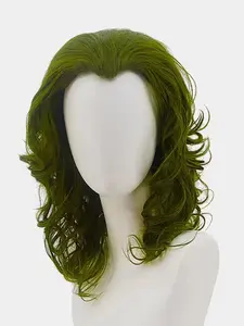 Joker Cosplay Green Wig for Men & Women - Perfect for Joker Costume & Clown Wig High Temperature Fiber Hair Wigs Halloween