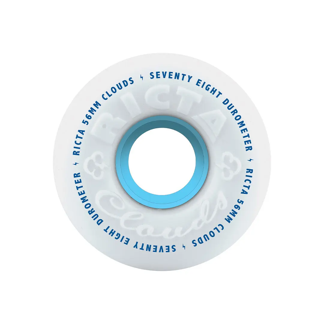 56mm Clouds 78a Ricta Skateboard Wheels 56mm Clouds 78a Ricta Skateboard Wheels