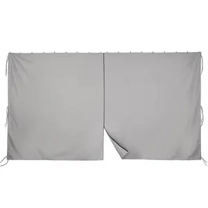 Yescom Gazebo Curtain 10x10ft Privacy Zip Side CPAI-84 (No Frame)