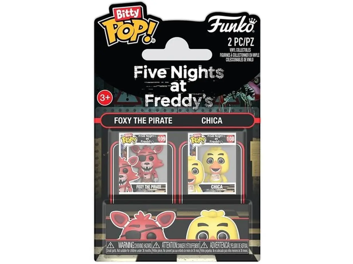 Funko Bitty POP!: Five Nights at Freddy's 2-Pack - Foxy & Chica (FNAF)  [COLLECTIBLES] Action figurine/statue, Collectible, 2 Pack