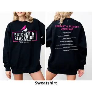 Butcher & Blackbird Sweatshirt, Shirt, Hoodie Brynne Weaver, Smut Gift, Book Sweatshirt, Dark Romance, Morally Grey, Bookish Merch, Booktok