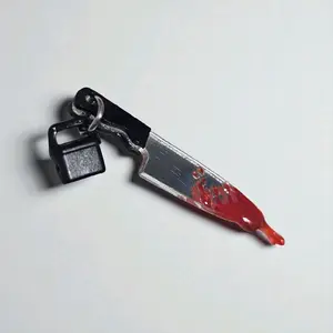 Bloody Knife Phone Dust Plug- Cellphone Charm