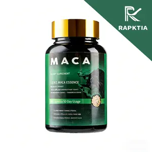 RAPKTIA Maca 18-in-1 Essence Capsules 60ct Energy & Focus Support NSF GMP Vegan Non-GMO Supplement for Energy and Focus TK-RAPKTIA