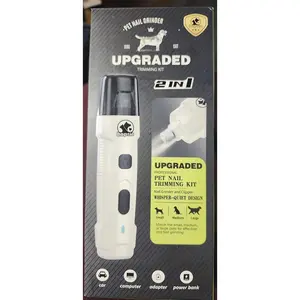 Lopsic Upgraded Rechargeable Low-Noise Professional Pet Nail Grinder Kit X003E