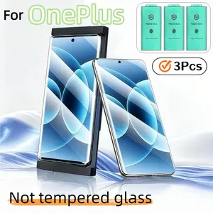3-Pack Ceramic Screen Protector for Oneplus 9 Pro/10 Pro/11 R/11/11 Pro/ace2/ace 2 Pro/12/13/8 Pro, Easy Install, Scratch-Resistant, Durable Protection, Accessories