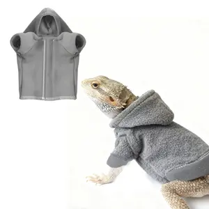 Lizard Costume for Bearded Dragons, Handmade Cotton Hoodie, Homemade, Suitable for Lizards, Bearded Dragons, Crested Geckos, Chameleons