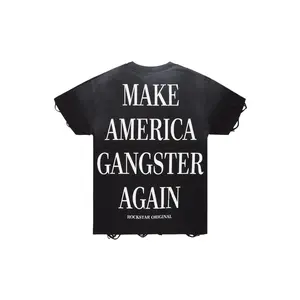 Drako Black Oversized Graphic T-Shirt
