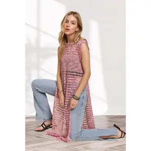 Adora Crochet Tunic Top