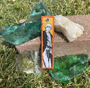 Bleach Themed Keychain Featuring Ichigo with Hollow Self - Fashion Accessories