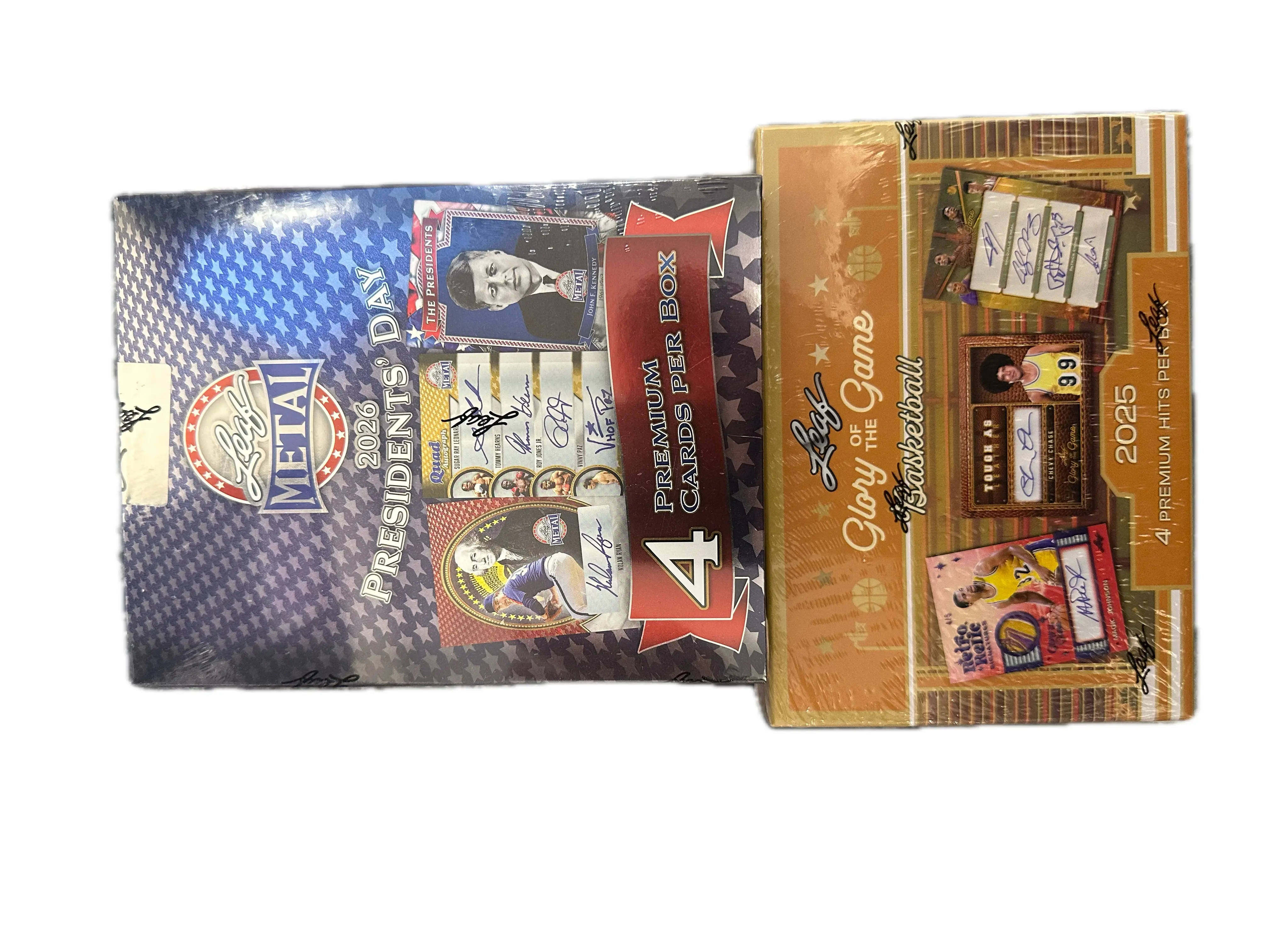 2026 Presidents Day/Glory of the Game 2 BOX Leaf Box Letter Break