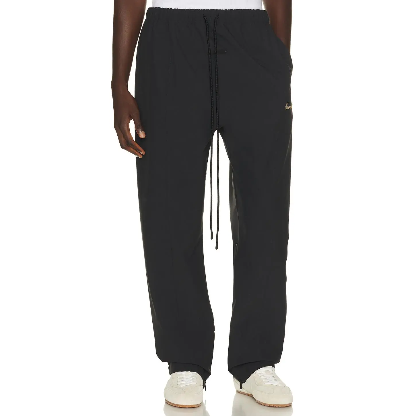 Fear of God ESSENTIALS Signature Track Pant in Vintage Black