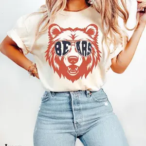 Bears Mascot TShirt-Sweatshirt , School Spirit Tee, Chicago.Full size full color,Unisex for men and women.