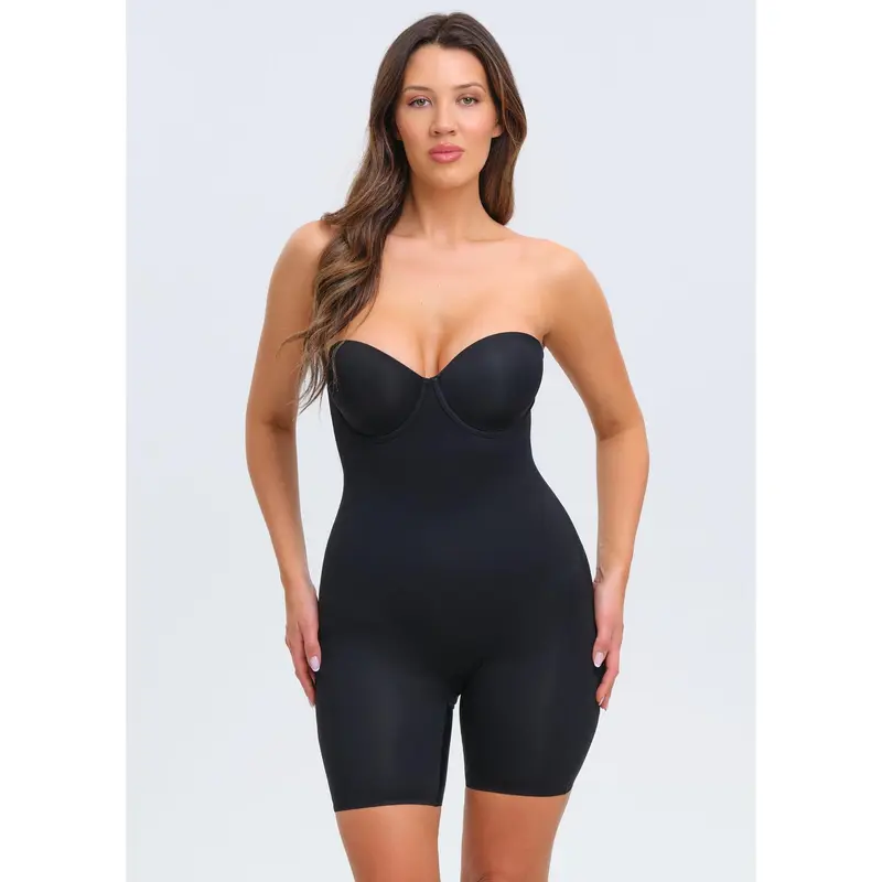 BraSculpt Strapless Bodysuit Shorts