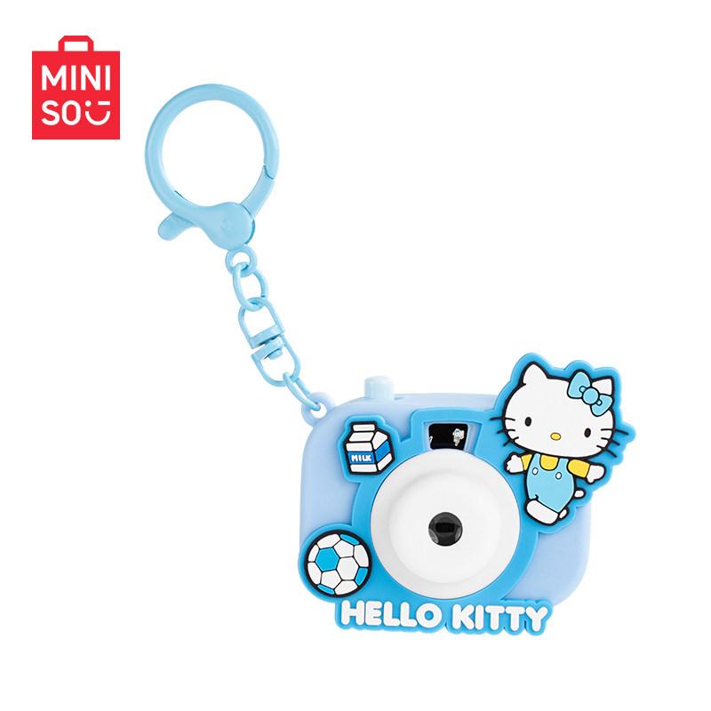 MINISO Genuine Hello Kitty 3D Acrylic Clip-On Keychain, Sanrio Anime Mascot Bag Charm, Exquisite Fashion Charm Decoration Keychain for Backpacks, Ideal Birthday Gift for Girls, Bag Charms, Clip-On Keychain Keychains,Back-to-School Gifts