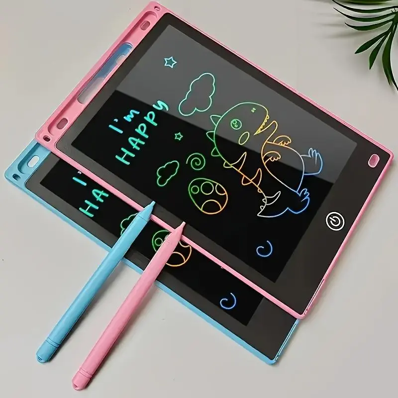 LCD Writing Board with Color Screen Drawing and Pen, Digital Drawing Pad, Battery Powered Educational Game, Ideal Christmas Birthday Halloween Gift, LCD Writing Tablet