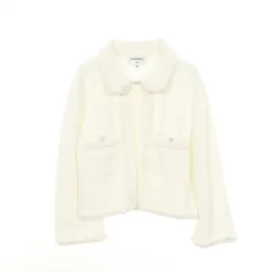 Pre-owned CHANEL Silk Small Leather Goods Cotton Jacket