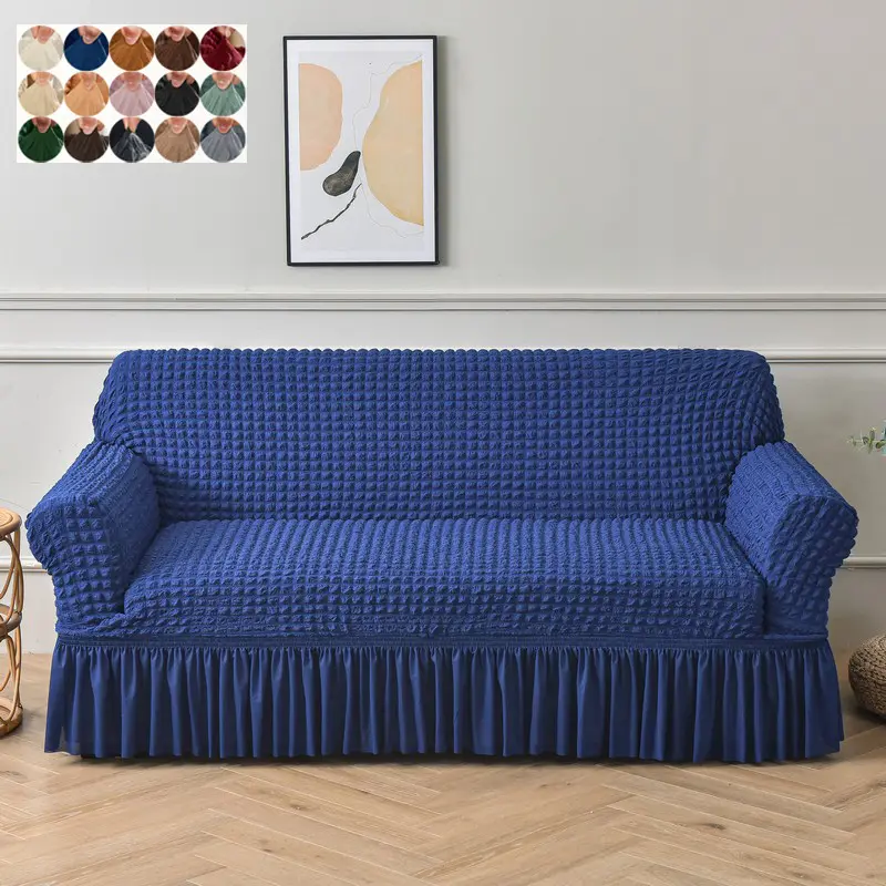 1PC 3D Jacquard Sofa Cover, Stylish and Comfortable, Antibacterial & Anti-mite, No Lint, No Fading, Easy to Remove and Wash, Pet Scratch Resistant, A Perfect Home Decoration, Washable Sofa Slipcover